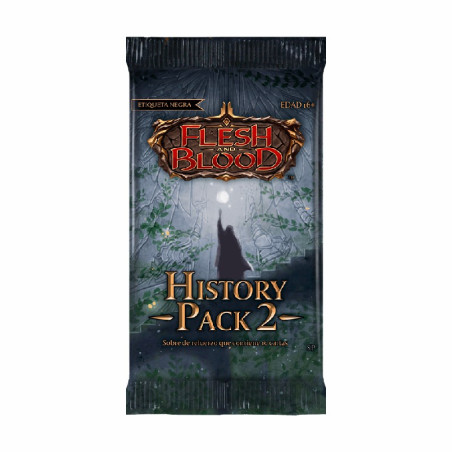 Flesh And Blood Tcg History Pack 2 Etiqueta Negra Sobre
