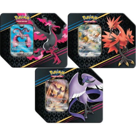 Pokémon Jcc: Lata Crown Zenith V Special Art 7' Tin Espada y Escudo 12.5 - Articuno, Zapdos o Moltres (Inglés)
