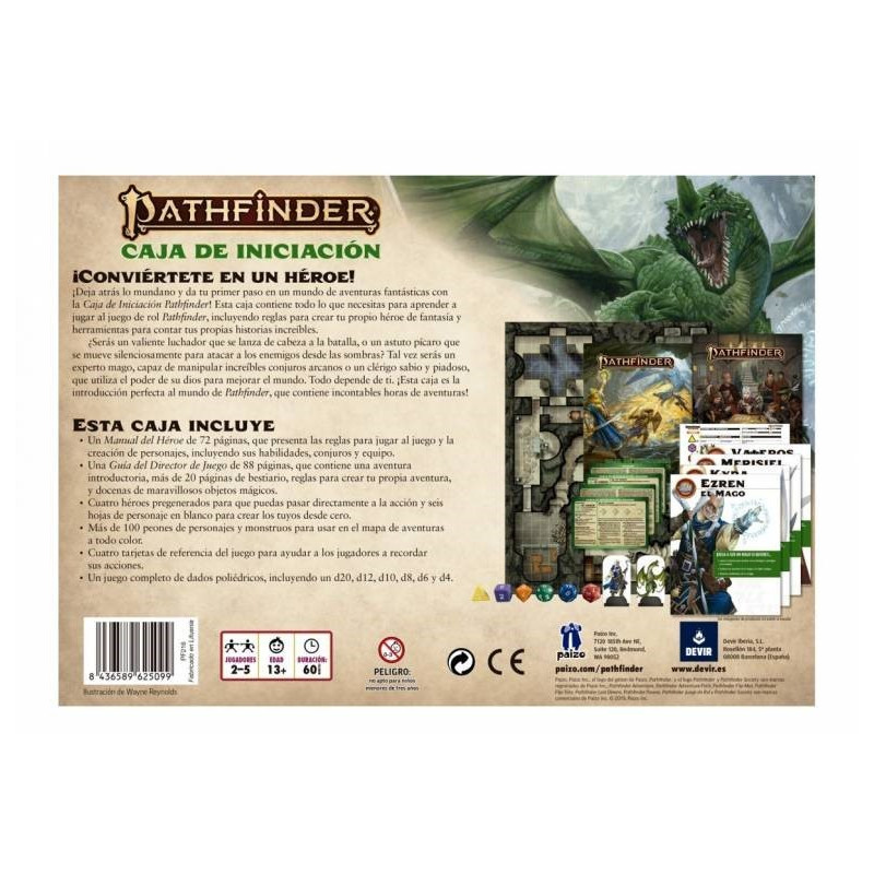 Pathfinder 2ª Edición Caja de Iniciación | Juegos de Mesa | Gameria