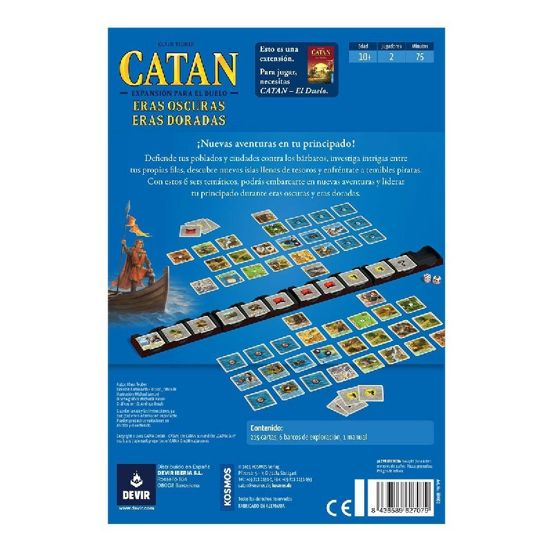 Catan Duelo Expansión Eras Oscuras Eras Doradas | Juegos de Mesa | Gameria