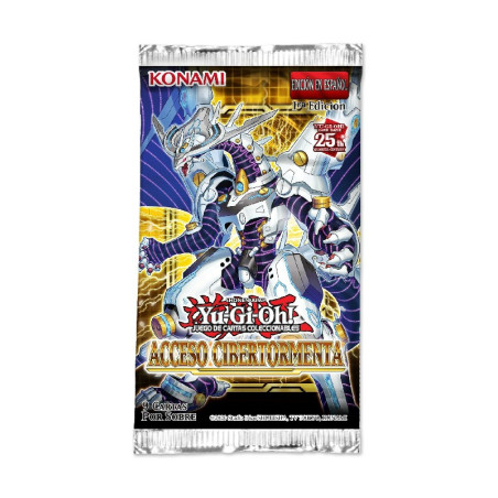 Tcg Yugioh Acceso Cibertormenta Sobre