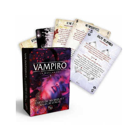Vampiro La Mascarada Cartas de Disciplina y Magia de Sangre