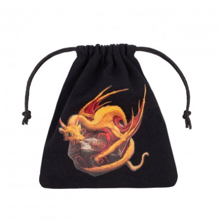 Bolsa Dados Q Workshop Dragon Black & Adorable