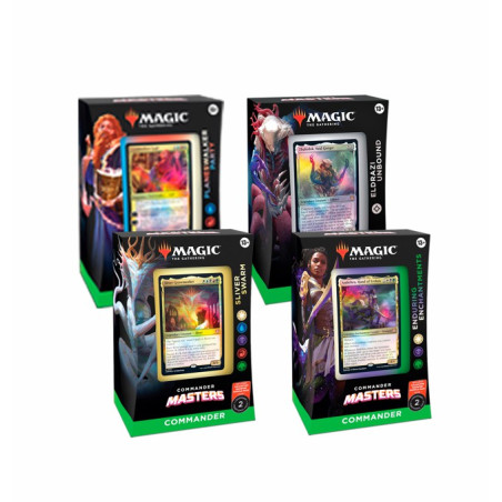 Mtg Commander Masters Pack 4 Commanders (Inglés)