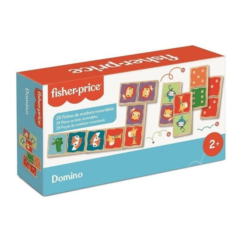 Dominó De Madera Reversible Fisher Price | Juegos de Mesa | Gameria