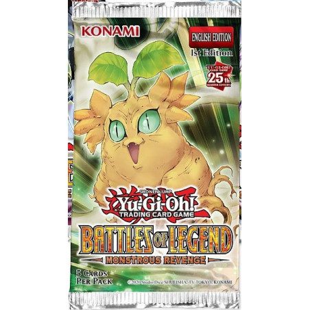 Tcg Yugioh Batallas de Leyenda Venganza de los Monstruos Sobre (Inglés)