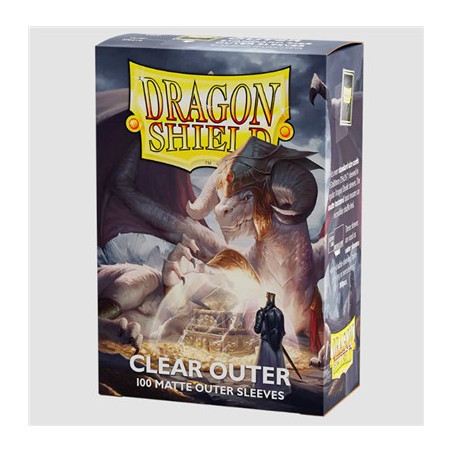 Fundas Dragon Shield Clear Outer 100 Unidades