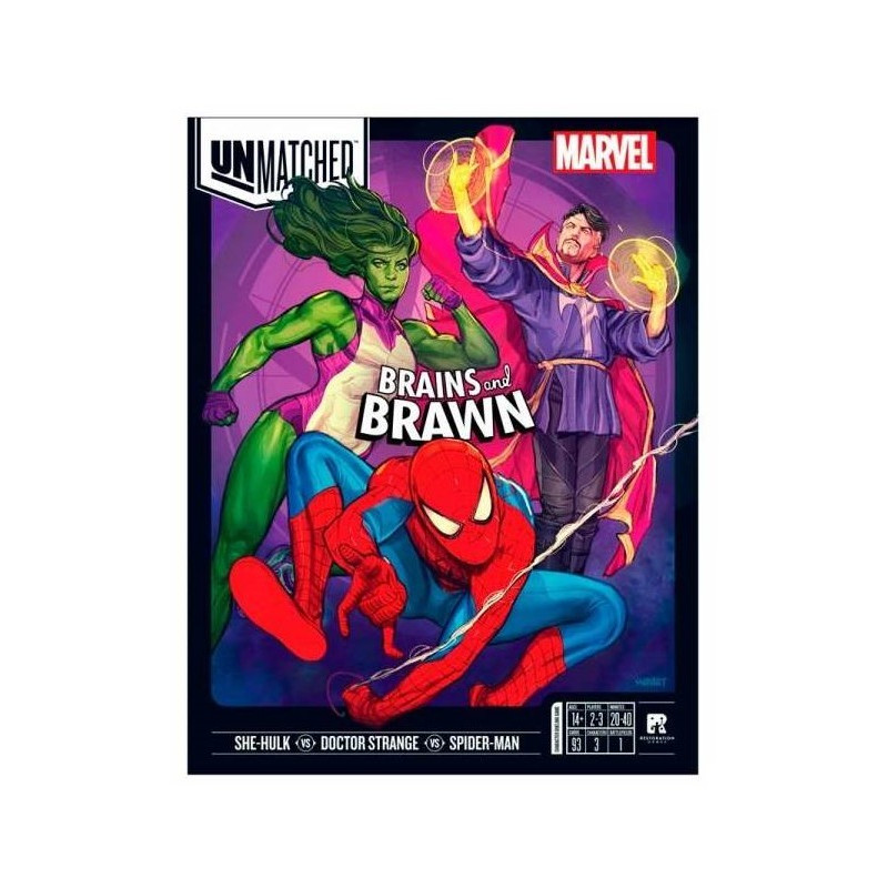 Unmatched Marvel Brains & Brawn (Inglés) | Juegos de Mesa | Gameria