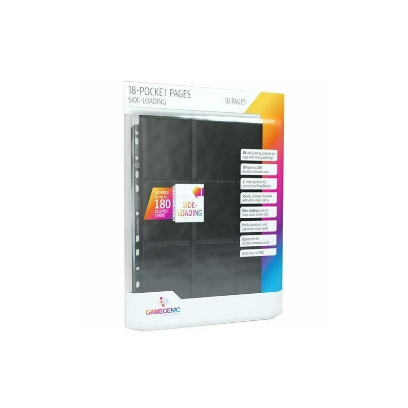 Hojas Gamegenic 18 Pocket Sideloading 10 páginas | Accesorios | Gameria