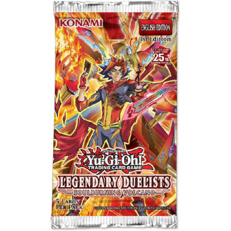 Tcg Yugioh Legendary Duelists Soulburning Volcano Sobre (Inglés)