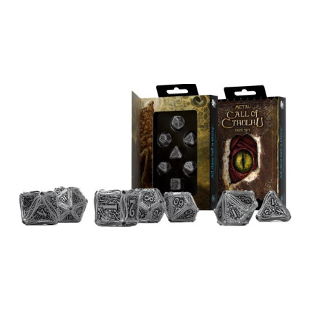 La Llamada De Cthulhu Set de Dados Metal (7)