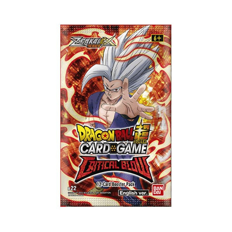 Dbs Zenkai Series Critical Blow Bt22 Sobre | Juego de Cartas | Gameria