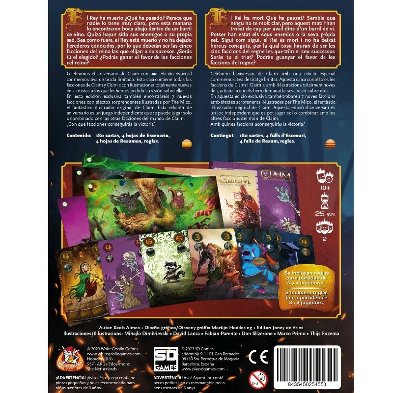 Claim  | Juegos de Mesa | Gameria