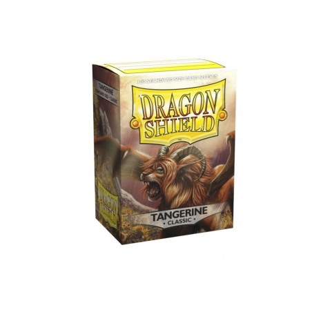 Fundas Dragon Shield Tangerine Classic 100 Unidades