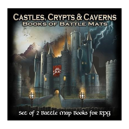 Castles Crypts And Caverns Books Of Battle Mats