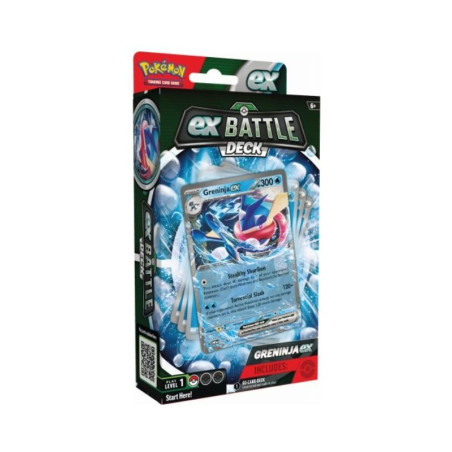 Pokemon Escarlata y Purpura Greninja Ex Battle Deck (Inglés)