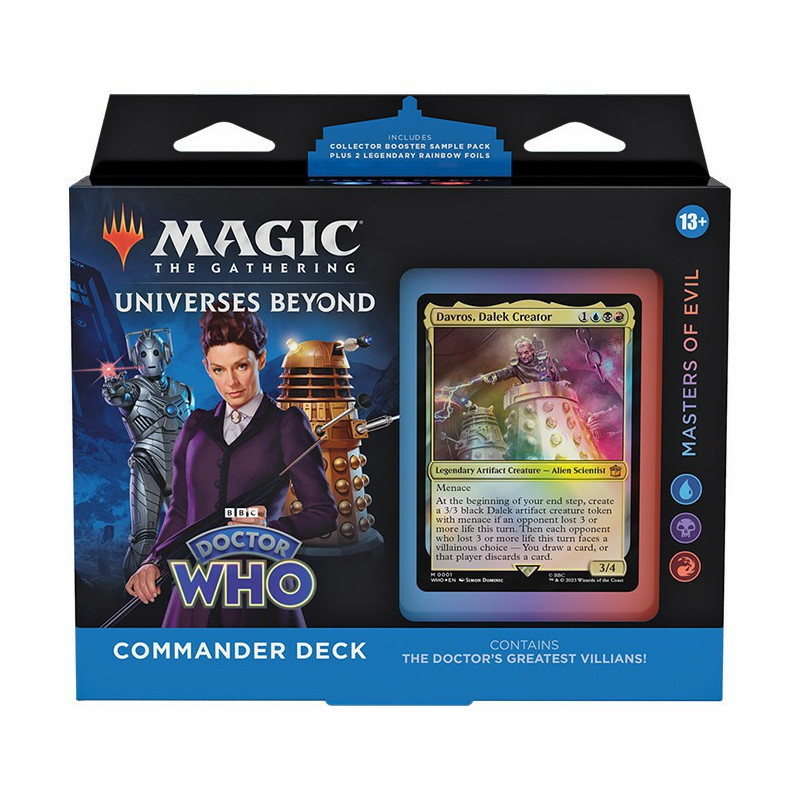 Mtg Commander Doctor Who Mazo Master of Evil  | Juegos de Cartas | Gameria