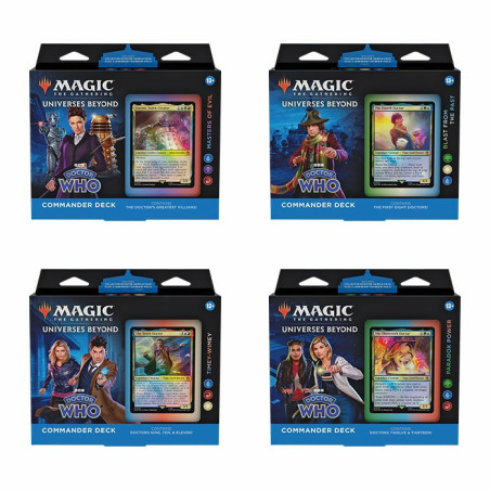 Mtg Commander Doctor Who Pack 4 Mazos