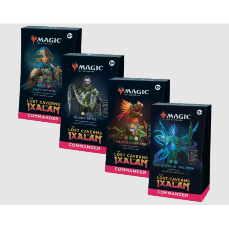 Mtg Commander Lost Caverns of Ixalan Pack 4 Mazos (Inglés)  | Juegos de Cartas | Gameria
