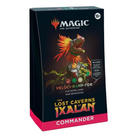 Mtg Commander Lost Caverns of Ixalan Veloci-Ramp-Tor (Inglés)