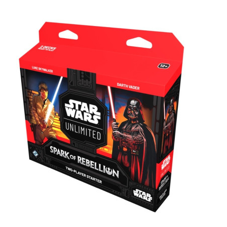 Star Wars Unlimited Spark of Rebellion Caja de Inicio (Inglés)