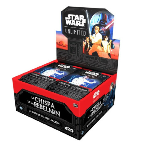 Star Wars Unlimited La chispa de la Rebelión Caja de Sobres
