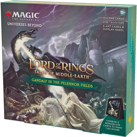 Mtg El Señor de los Anillos Holiday Scene Box Gandalf in Pelennor Fields (Inglés)