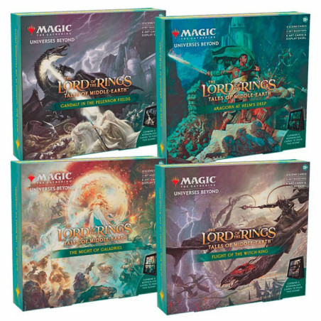 Mtg El Señor de los Anillos Holiday Scene Box Pack 4 (Inglés)