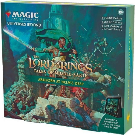 Mtg El Señor de los Anillo Holiday Scene Box Aragorn at Helm’s Deep (Inglés)