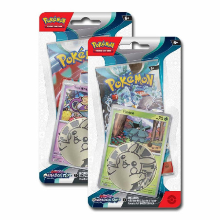Pokémon Jcc Escarlata y Púrpura 4 Paradox Rift Checklane Blister (Inglés)
