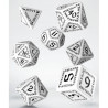 Dados Q Workshop Elvish Glacier & White Dice Pack | Accesorios | Gameria