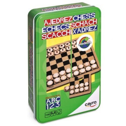 Ajedrez de Viaje en Caja de Metal  | Juegos de Mesa | Gameria