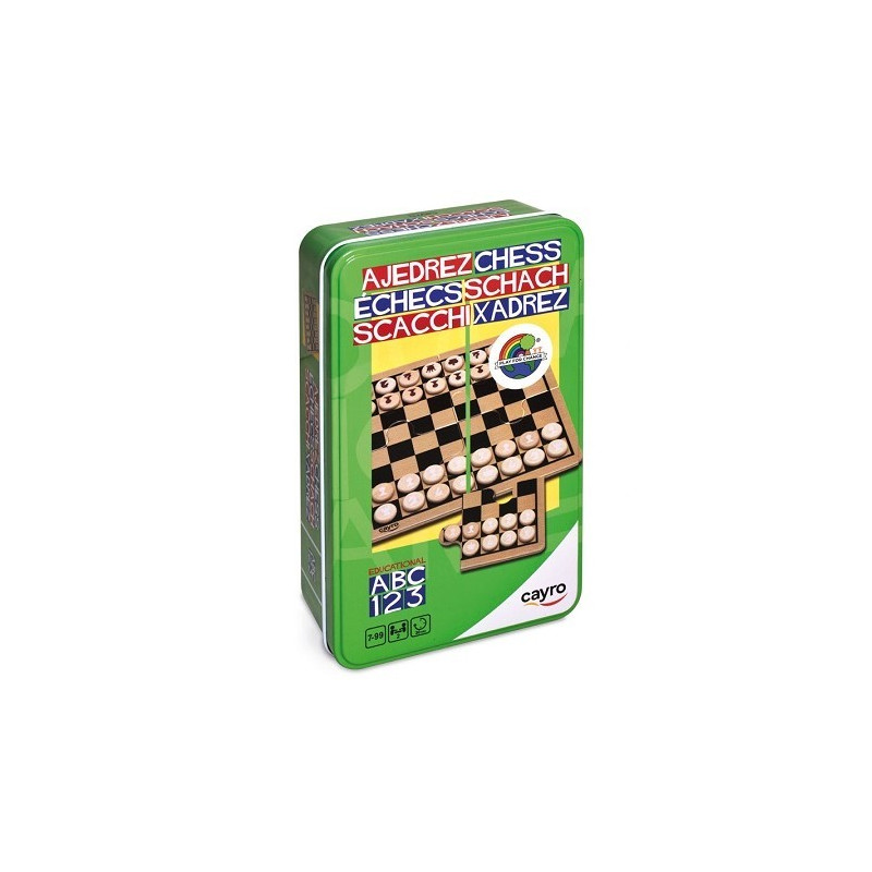 Ajedrez de Viaje en Caja de Metal  | Juegos de Mesa | Gameria