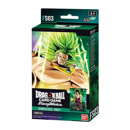 Dbs Fusion World FS03 Starter Deck Broly