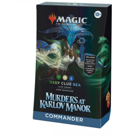 Mtg Commander Murders At Karlov Manor Deep Clue Sea (Inglés)