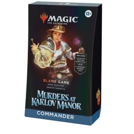 Mtg Commander Murders At Karlov Manor Blame Game (Inglés)