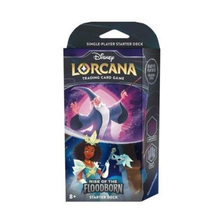 Lorcana Rise of the Floodborn Starter Deck Amethyst/Steel (Inglés)