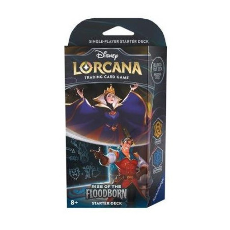 Lorcana Rise of the Floodborn Starter Deck Amber/Sapphire (Inglés)