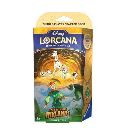 Lorcana Into the Inklands Starter Deck Amber/Emerald (Inglés)