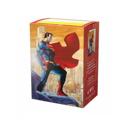 Fundas Dragon Shield Art Superman 100Uds Tamaño Standard