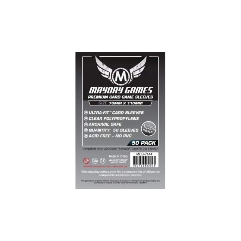 Fundas Mayday Premium 70X110 Mm 50 Unidades | Accesorios | Gameria