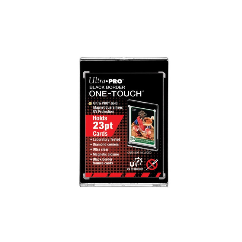 Toploader Ultra Pro 23Pt Black Border Magnetic Holder (Unitario) | Accesorios | Gameria