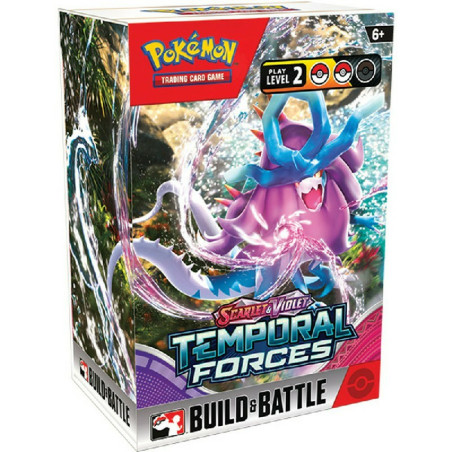 Pack Presentación Pokemon Scarlet & Violet Temporal Forces (Inglés)