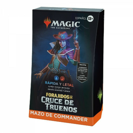 Mtg Commander Forajidos de Cruce de Truenos Rápida y Letal