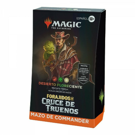 Mtg Commander Forajidos de Cruce de Truenos Desierto Floreciente