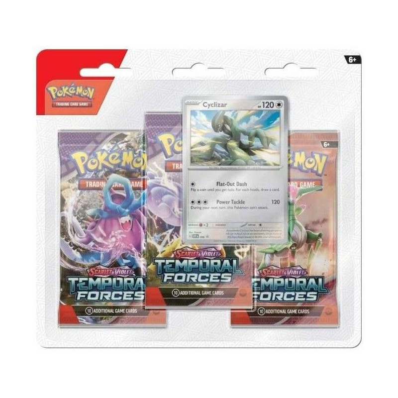 Pokémon Jcc Pack de 3 Boosters SV5 Temporal Forces (Inglés) | Juegos de Cartas | Gameria