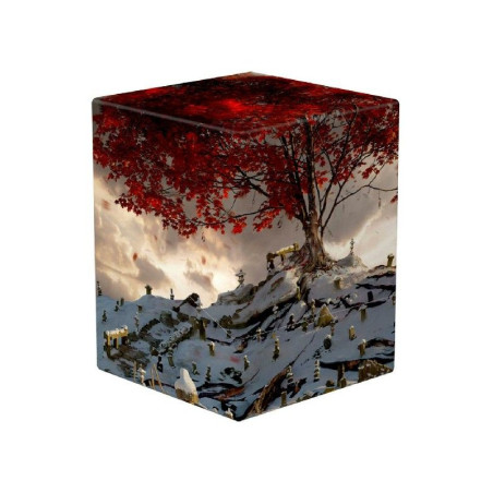 Caja Ultimate Guard RTE Boulder 100+ Artist Edition Mario Renaud In Icy Bloom