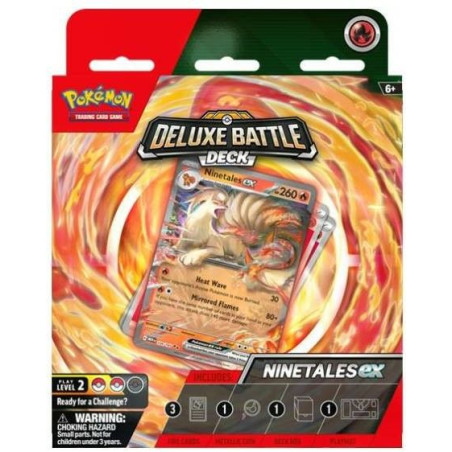 Pokémon Jcc Deluxe Battle Deck 2024 (Ninetales Ex) (Inglés)