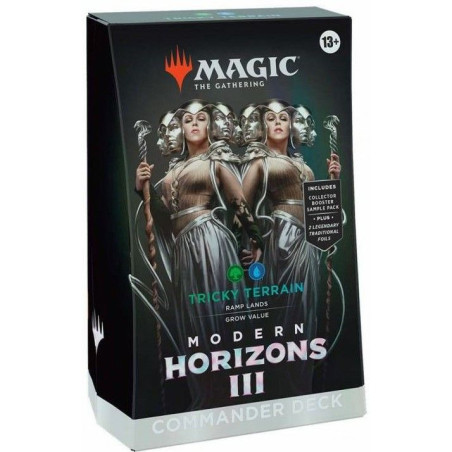 Mtg Commander Modern Horizons 3 Tricky Terrain (Inglés)