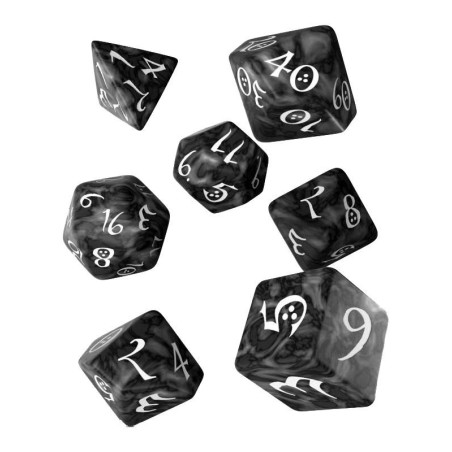Dados Classic Rpg Smoky & White